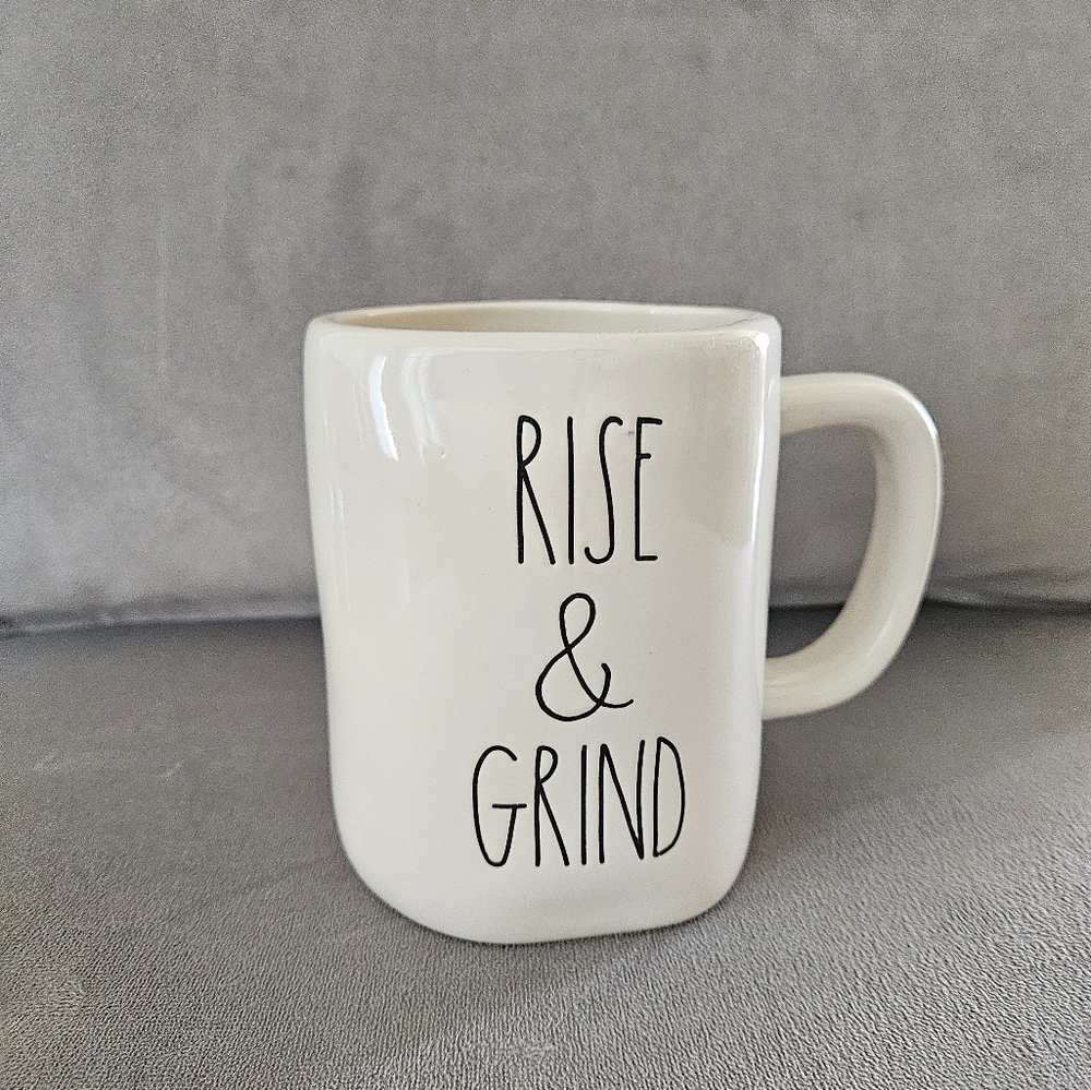 Rae Dunn Rise & Grind mug